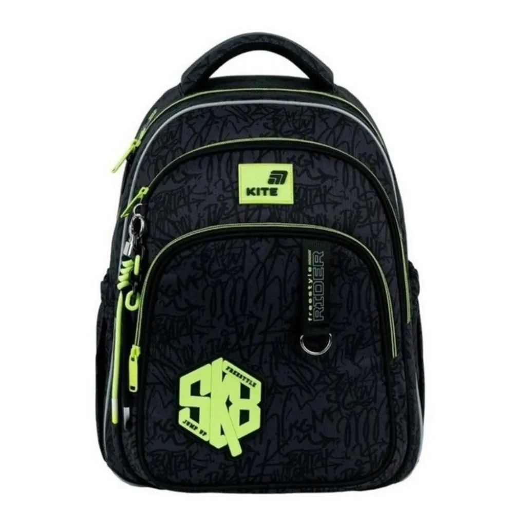 Ортопедический рюкзак Kite Education SK8 K26-763M-3, черный Ортопедический рюкзак Kite Education SK8 K26-763M-3, черный