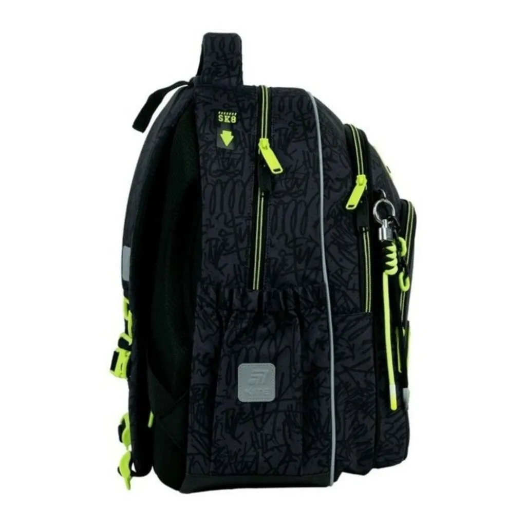 Ортопедический рюкзак Kite Education SK8 K26-763M-3, черный Ортопедический рюкзак Kite Education SK8 K26-763M-3, черный