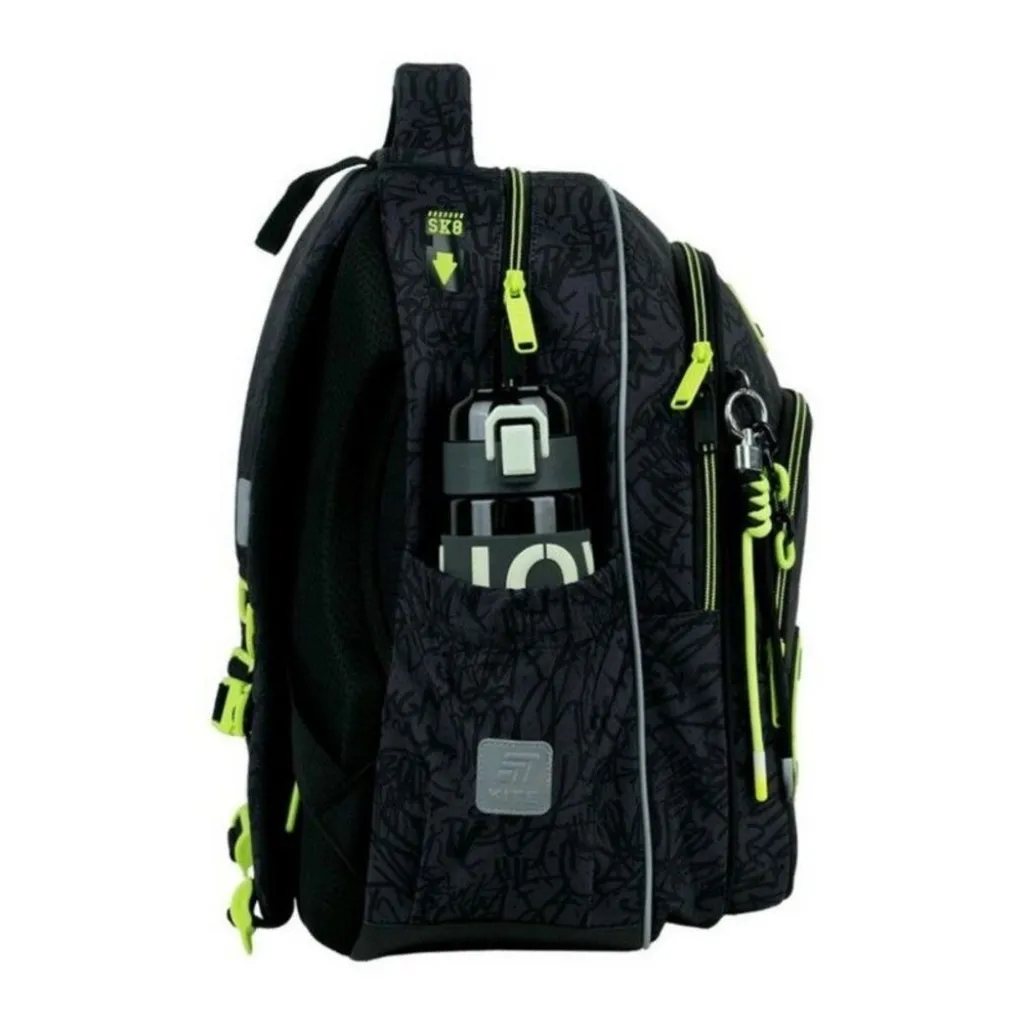 Ортопедический рюкзак Kite Education SK8 K26-763M-3, черный Ортопедический рюкзак Kite Education SK8 K26-763M-3, черный