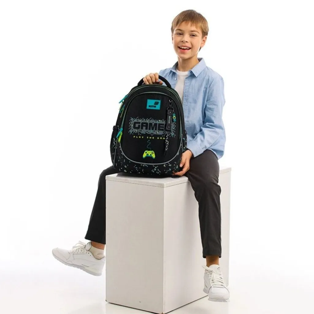 Ортопедический рюкзак Kite Education Play the Game K26-700M-4, черный