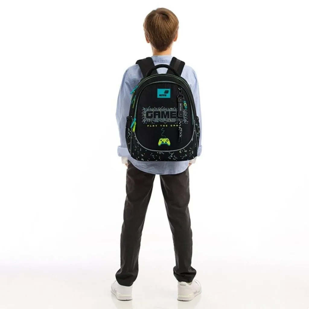 Ортопедический рюкзак Kite Education Play the Game K26-700M-4, черный