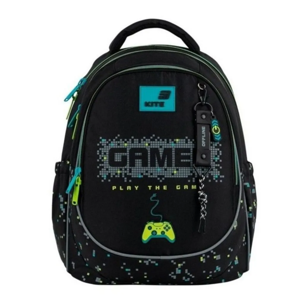 Ортопедический рюкзак Kite Education Play the Game K26-700M-4, черный