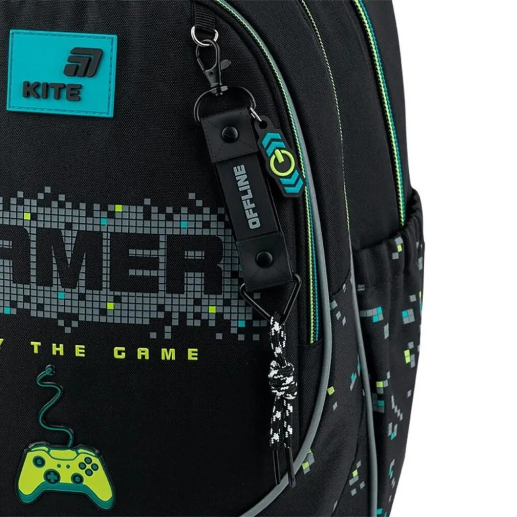 Ортопедический рюкзак Kite Education Play the Game K26-700M-4, черный