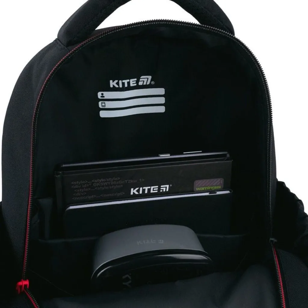 Ортопедичний рюкзак Kite Education Speed Racer K26-763S-2, чорний
