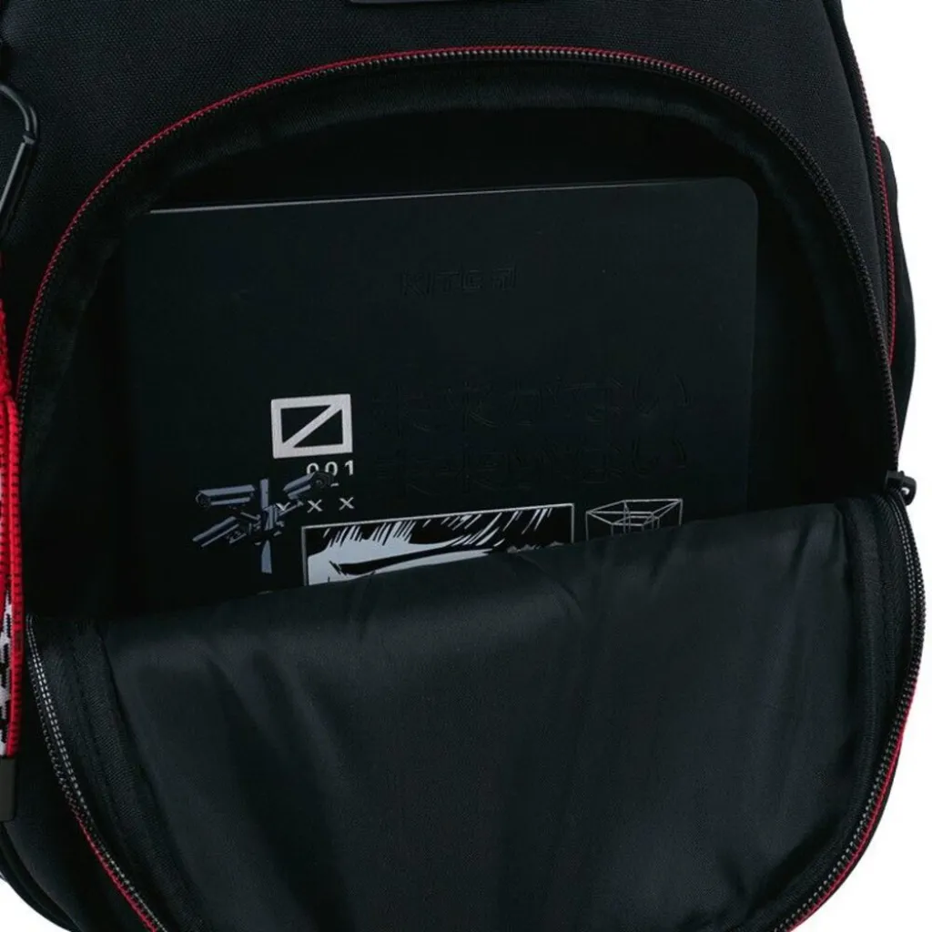 Ортопедичний рюкзак Kite Education Speed Racer K26-763S-2, чорний