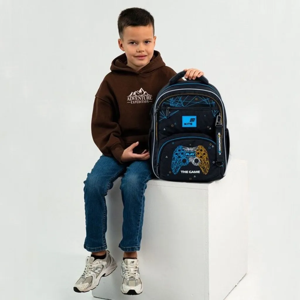 Ортопедический рюкзак Kite Education Next Level K26-773M-4, черный Ортопедический рюкзак Kite Education Next Level K26-773M-4, черный