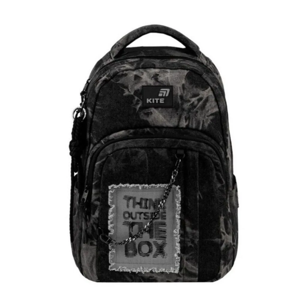 Ортопедичний рюкзак Kite Education Teens Denim Core K26-2578M-2, сірий Ортопедичний рюкзак Kite Education Teens Denim Core K26-2578M-2, сірий