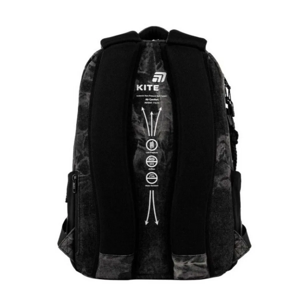 Ортопедичний рюкзак Kite Education Teens Denim Core K26-2578M-2, сірий Ортопедичний рюкзак Kite Education Teens Denim Core K26-2578M-2, сірий