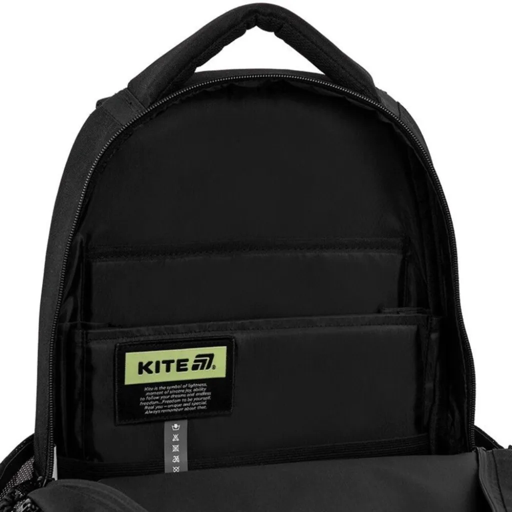 Ортопедический рюкзак Kite Education Teens DC Comics DC26-2587M, черный Ортопедический рюкзак Kite Education Teens DC Comics DC26-2587M, черный