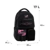 Ортопедический рюкзак Kite Education Teens Drama Queen K26-2587M-2, черный - Фото№3