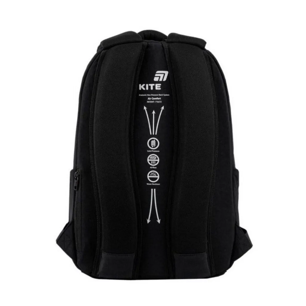 Ортопедический рюкзак Kite Education Teens Drama Queen K26-2587M-2, черный Ортопедический рюкзак Kite Education Teens Drama Queen K26-2587M-2, черный
