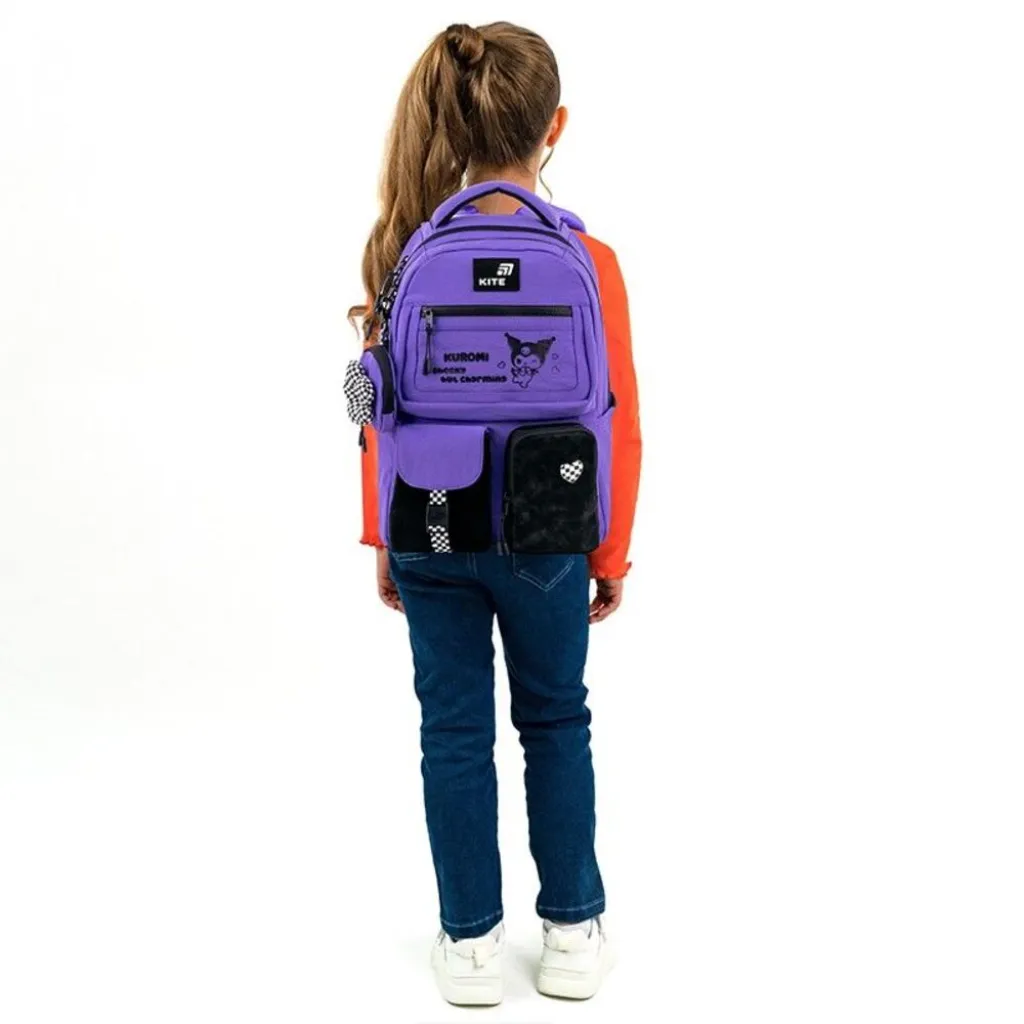 Ортопедический рюкзак Kite Education Teens Kuromi HK26-2587M-1, фиолетовый
