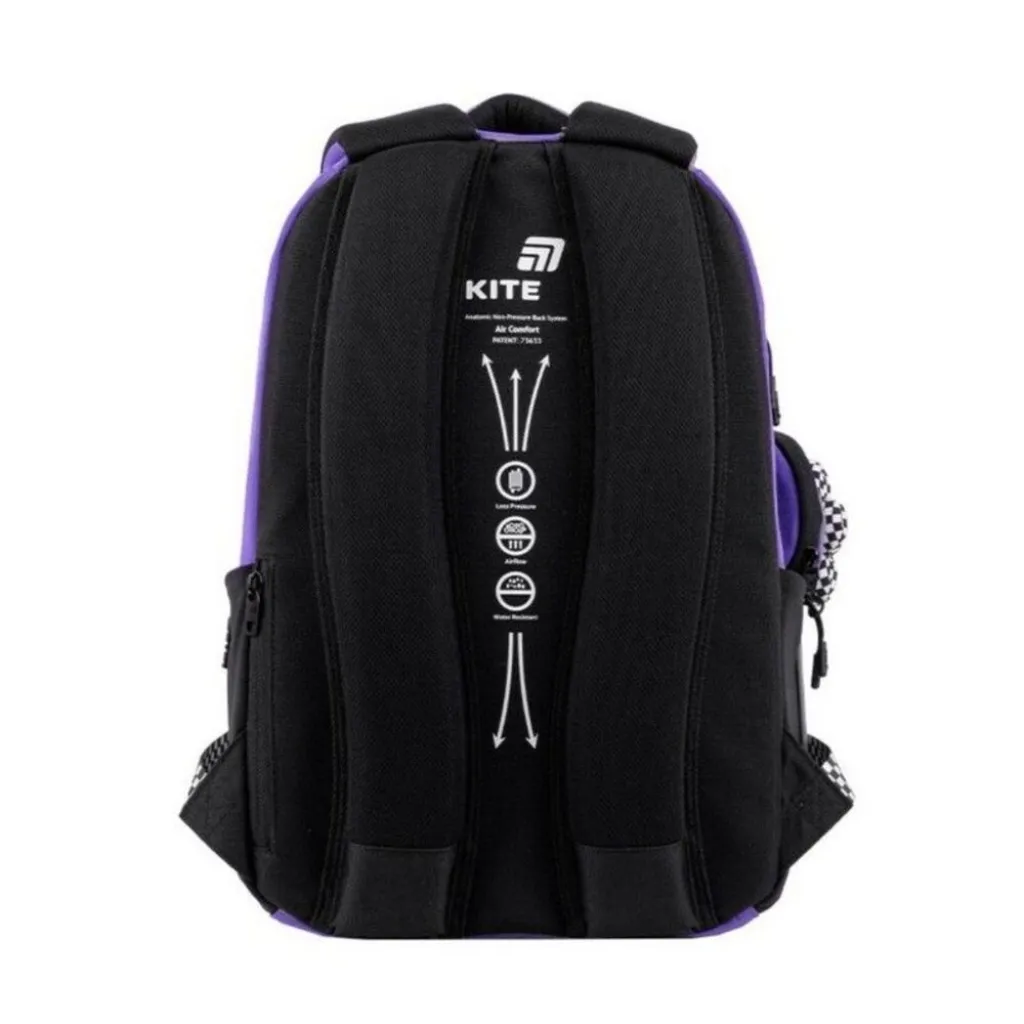 Ортопедический рюкзак Kite Education Teens Kuromi HK26-2587M-1, фиолетовый