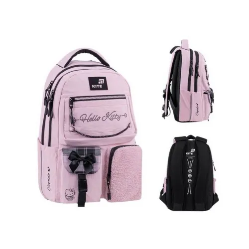 Ортопедичний рюкзак Kite Education Teens Hello Kitty HK26-2587M-2, рожевий - Фото№1 Ортопедичний рюкзак Kite Education Teens Hello Kitty HK26-2587M-2, рожевий - Фото№1