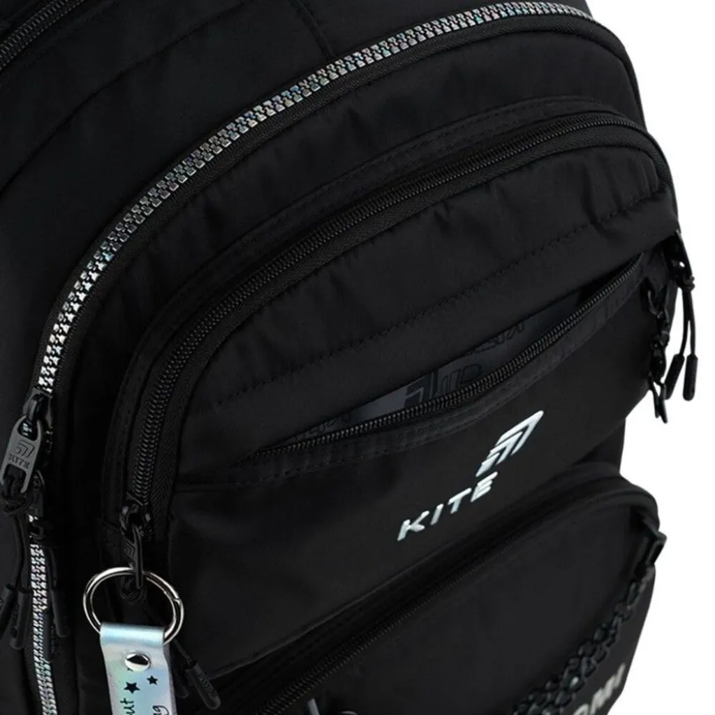 Ортопедический рюкзак Kite Education Teens Kuromi HK26-2594M, черный