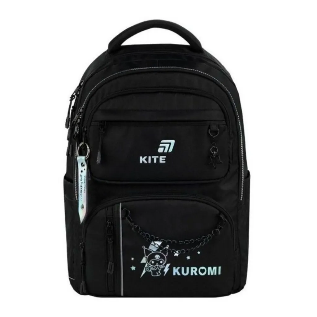 Ортопедический рюкзак Kite Education Teens Kuromi HK26-2594M, черный