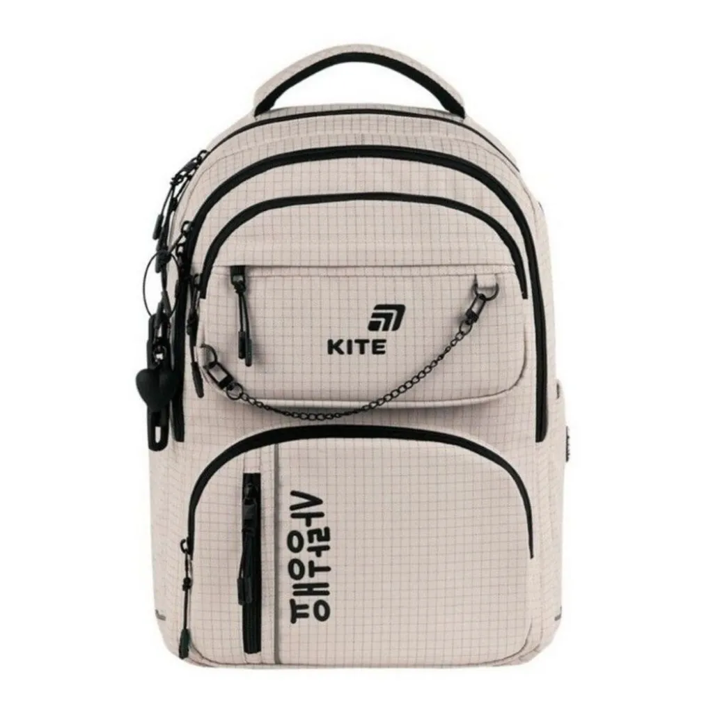 Ортопедический рюкзак Kite Education Teens Prime K26-2594M-1, бежевый