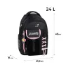 Городской ортопедический рюкзак Kite Education Teens Aggretsuko AR26-2597L, черный - Фото№3