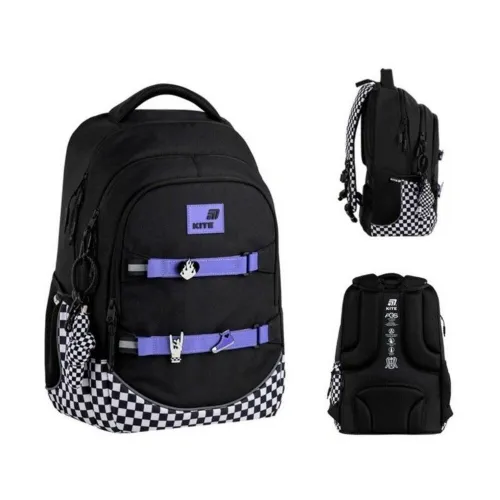 Ортопедический рюкзак Kite Education Teens Driving Mood K26-727L, черный - Фото№1