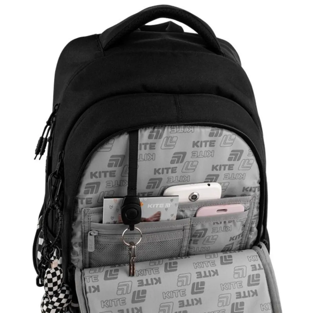 Ортопедический рюкзак Kite Education Teens Driving Mood K26-727L, черный