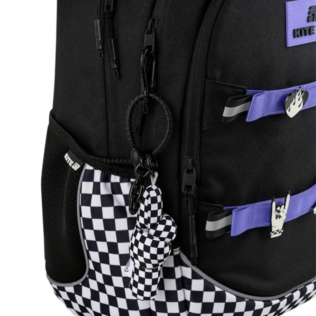 Ортопедический рюкзак Kite Education Teens Driving Mood K26-727L, черный