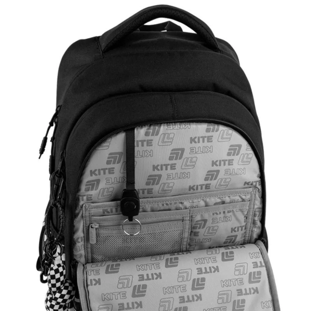 Ортопедический рюкзак Kite Education Teens Driving Mood K26-727L, черный