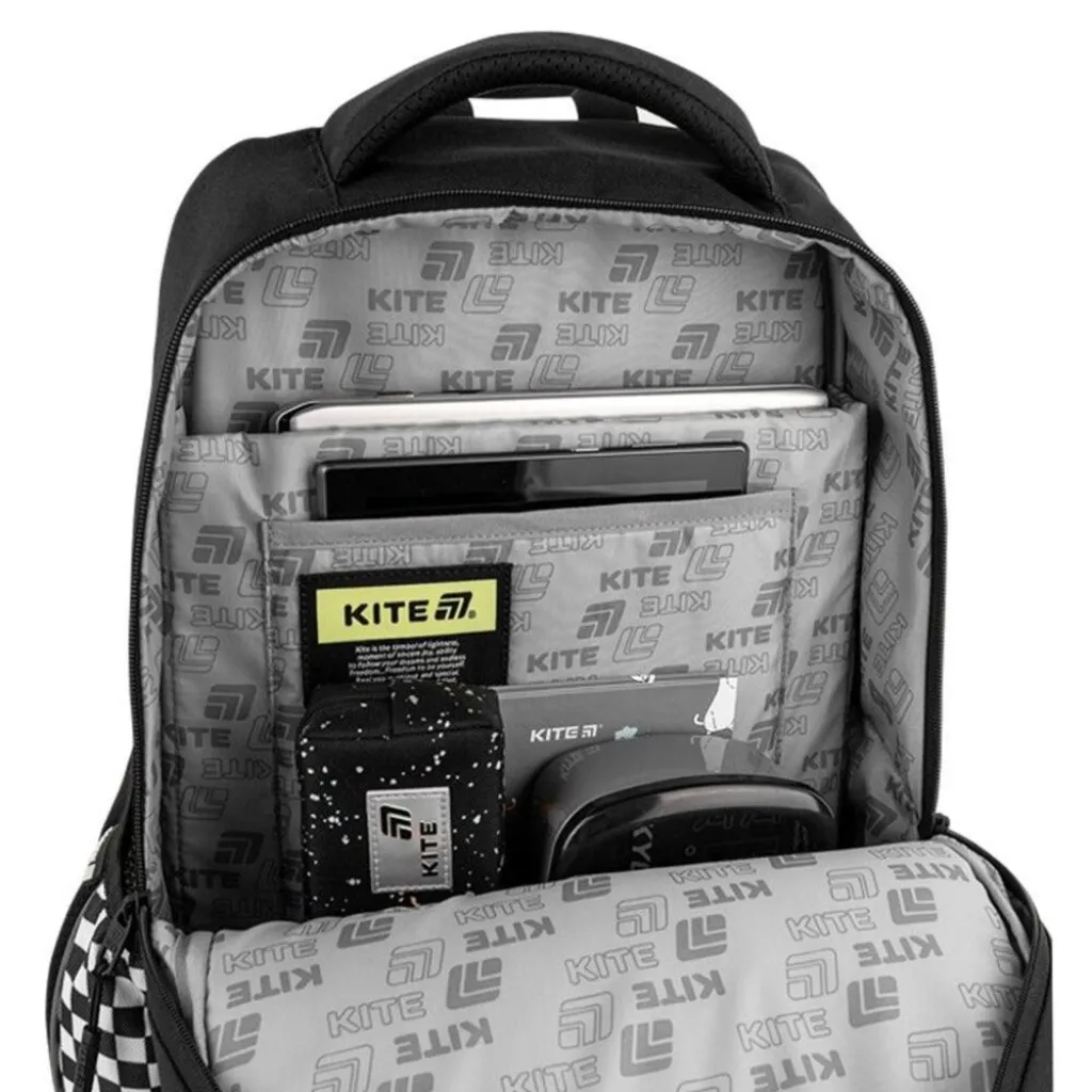 Ортопедический рюкзак Kite Education Teens Driving Mood K26-727L, черный