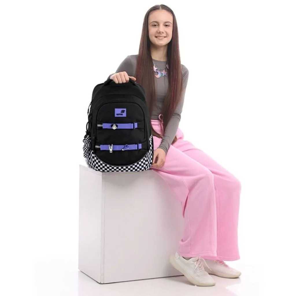 Ортопедический рюкзак Kite Education Teens Driving Mood K26-727L, черный