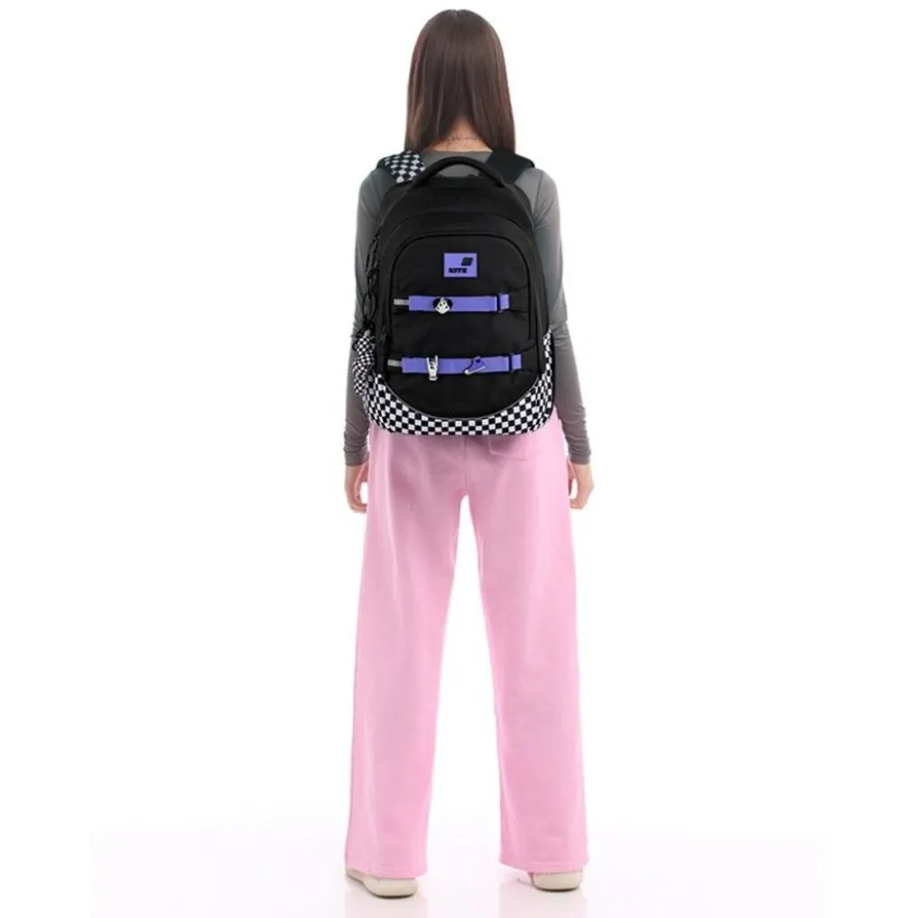 Ортопедический рюкзак Kite Education Teens Driving Mood K26-727L, черный