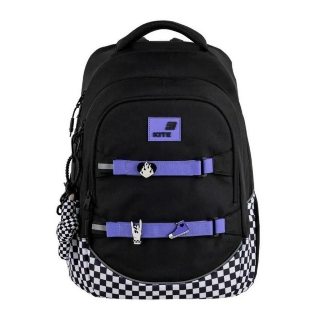 Ортопедический рюкзак Kite Education Teens Driving Mood K26-727L, черный