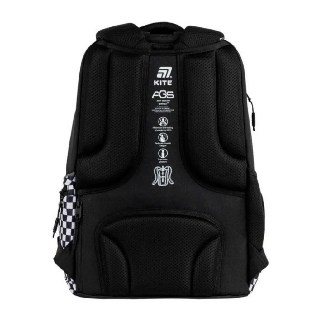 Ортопедический рюкзак Kite Education Teens Driving Mood K26-727L, черный