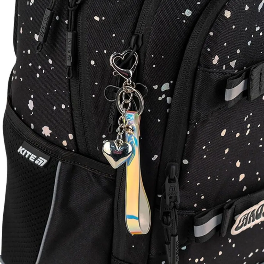 Ортопедический рюкзак Kite Education Teens Holographic K26-727M-1, черный Ортопедический рюкзак Kite Education Teens Holographic K26-727M-1, черный