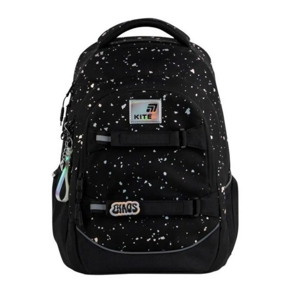 Ортопедический рюкзак Kite Education Teens Holographic K26-727M-1, черный Ортопедический рюкзак Kite Education Teens Holographic K26-727M-1, черный