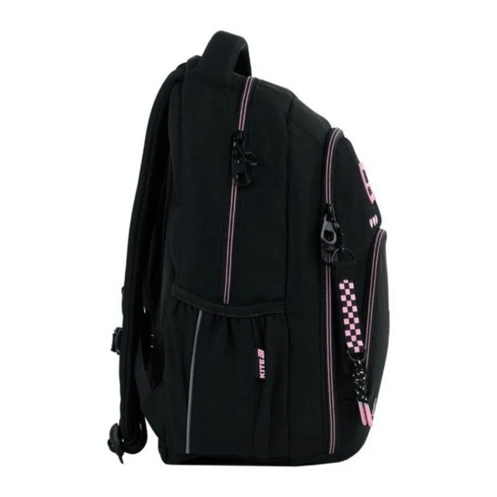 Ортопедичний рюкзак Kite Education Teens Kuromi HK26-905M, чорний Ортопедичний рюкзак Kite Education Teens Kuromi HK26-905M, чорний