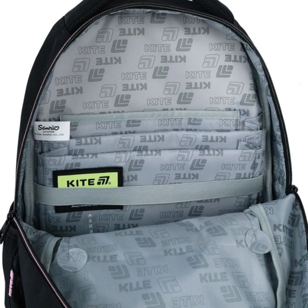 Ортопедичний рюкзак Kite Education Teens Kuromi HK26-905M, чорний Ортопедичний рюкзак Kite Education Teens Kuromi HK26-905M, чорний