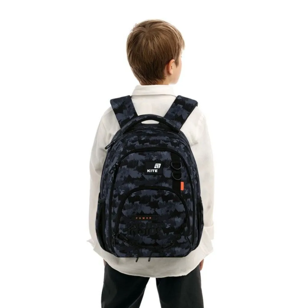Ортопедический рюкзак Kite Education Teens Power Inside K26-905M-4, черный Ортопедический рюкзак Kite Education Teens Power Inside K26-905M-4, черный