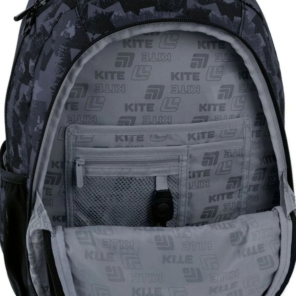 Ортопедический рюкзак Kite Education Teens Power Inside K26-905M-4, черный Ортопедический рюкзак Kite Education Teens Power Inside K26-905M-4, черный
