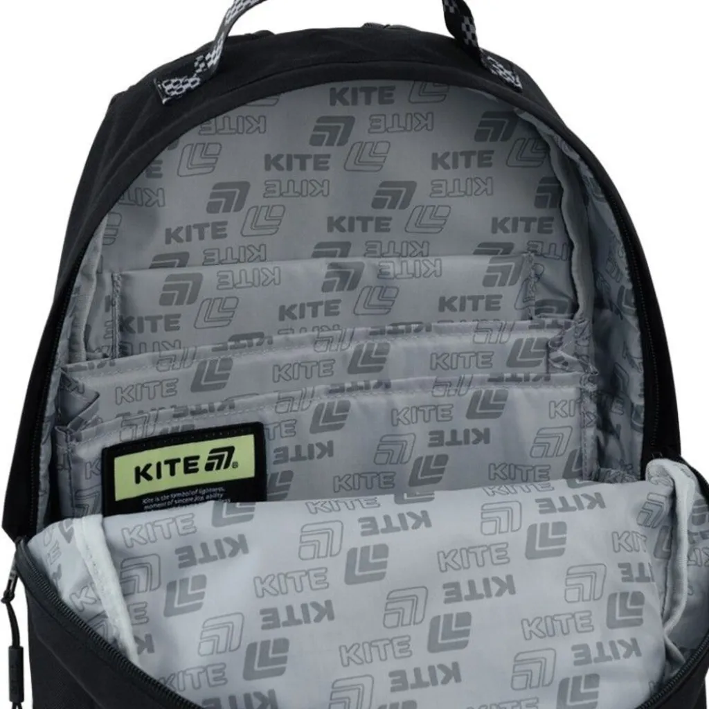 Городской ортопедический рюкзак Kite Education Teens Nothing Impossible K26-949M-2, черный Городской ортопедический рюкзак Kite Education Teens Nothing Impossible K26-949M-2, черный