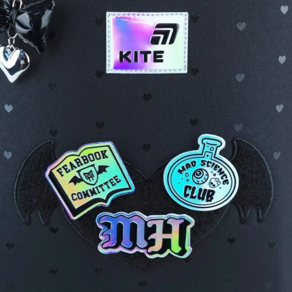 Ортопедический рюкзак Kite Education Monster High MH26-531M, черный Ортопедический рюкзак Kite Education Monster High MH26-531M, черный