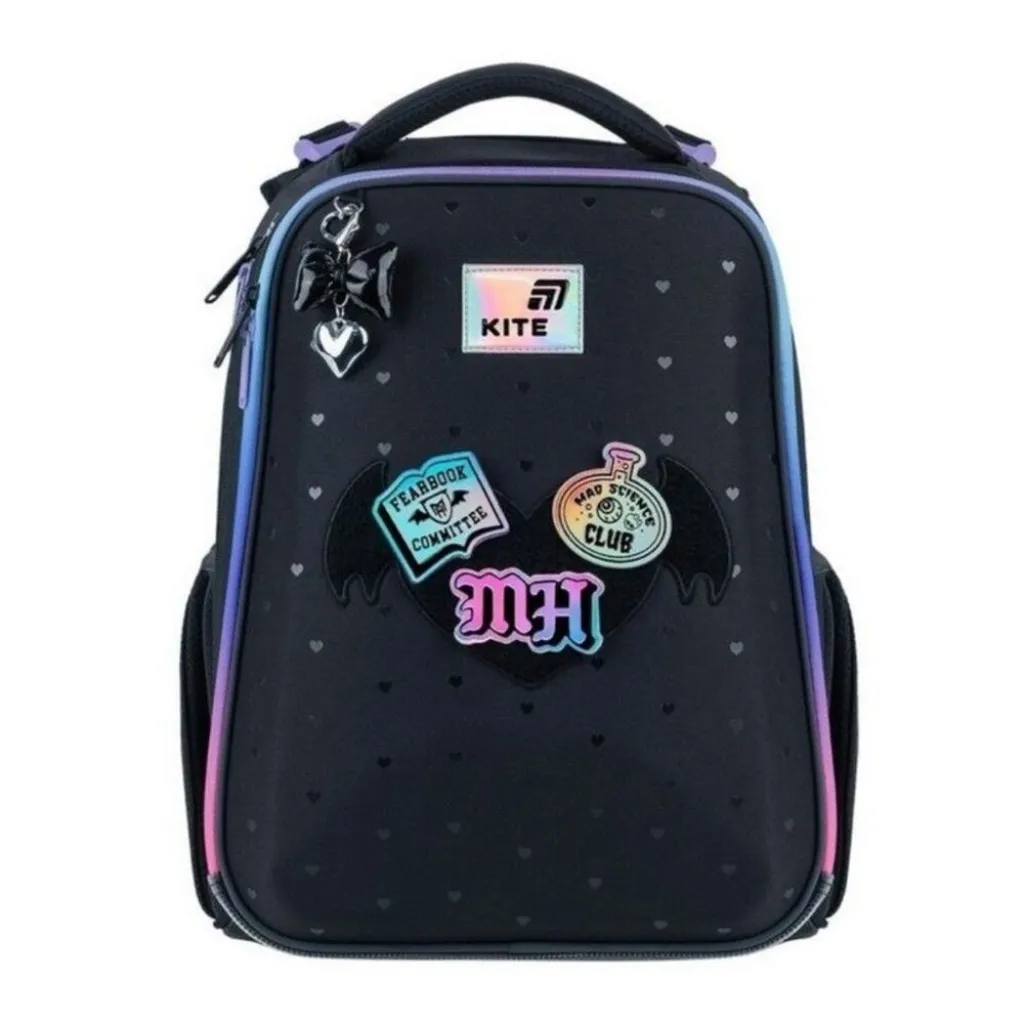 Ортопедический рюкзак Kite Education Monster High MH26-531M, черный Ортопедический рюкзак Kite Education Monster High MH26-531M, черный