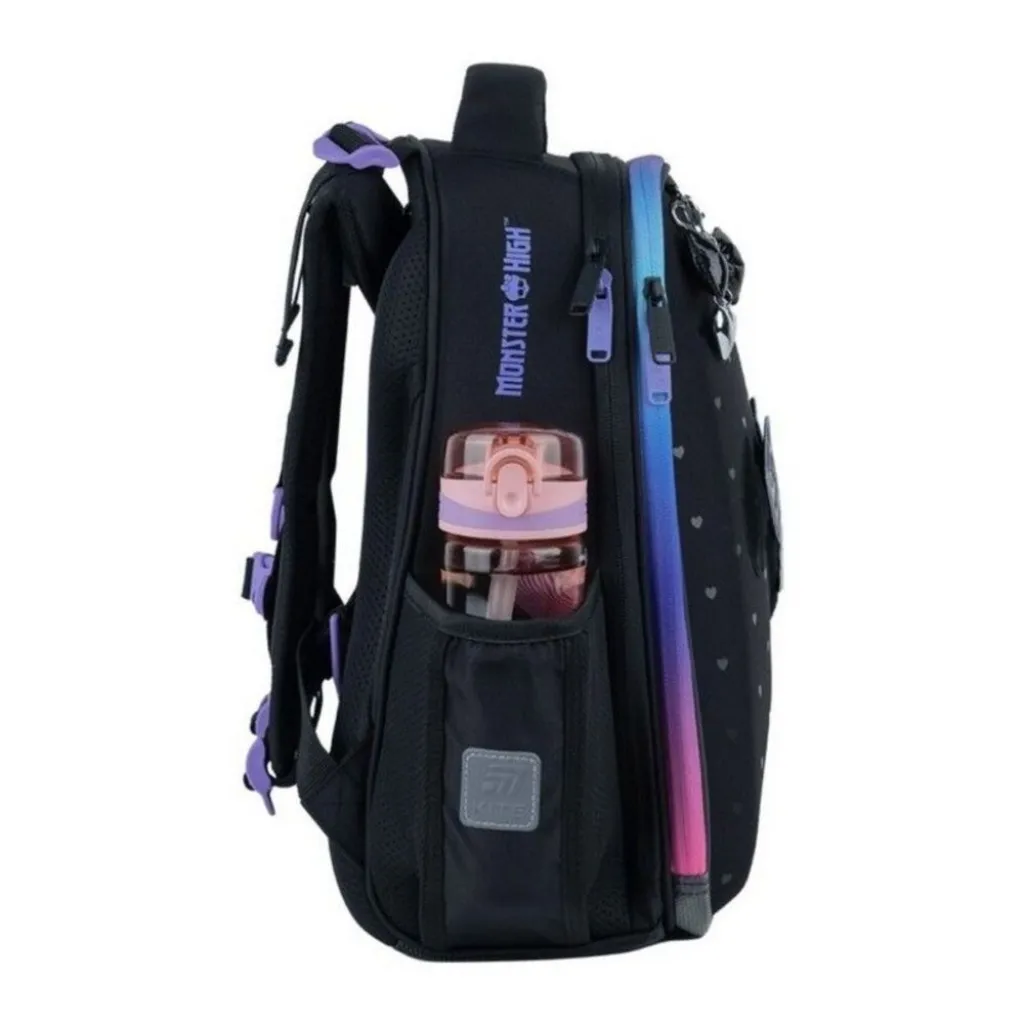 Ортопедический рюкзак Kite Education Monster High MH26-531M, черный Ортопедический рюкзак Kite Education Monster High MH26-531M, черный