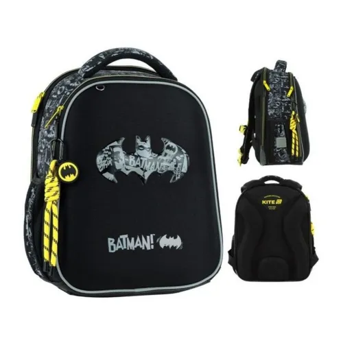 Ортопедический рюкзак Kite Education DC Comics DC26-555S, черный - Фото№1 Ортопедический рюкзак Kite Education DC Comics DC26-555S, черный - Фото№1