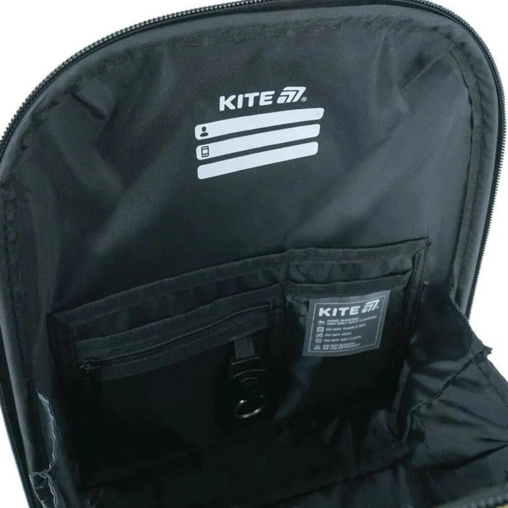 Ортопедический рюкзак Kite Education DC Comics DC26-555S, черный Ортопедический рюкзак Kite Education DC Comics DC26-555S, черный