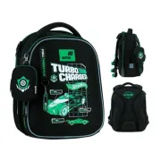 Ортопедичний рюкзак Kite Education Hot Wheels HW26-555S, чорний Ортопедичний рюкзак Kite Education Hot Wheels HW26-555S, чорний