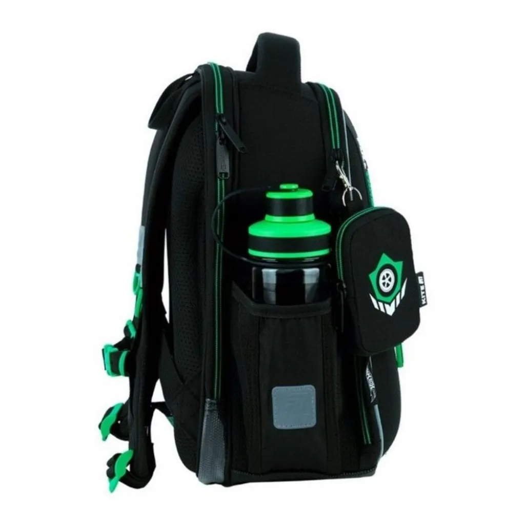 Ортопедический рюкзак Kite Education Hot Wheels HW26-555S, черный