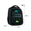 Ортопедический рюкзак Kite Education Play the Game K26-555S-9, черный - Фото№3