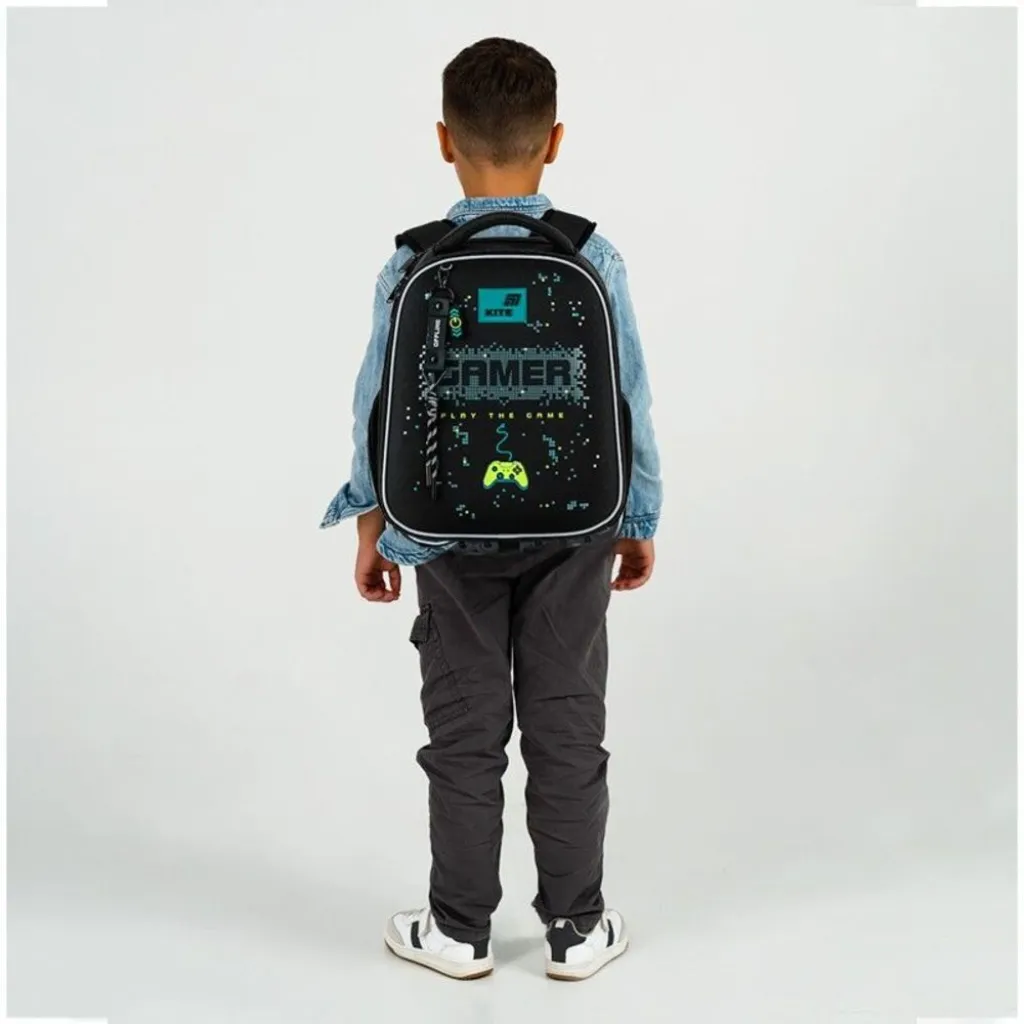 Ортопедический рюкзак Kite Education Play the Game K26-555S-9, черный