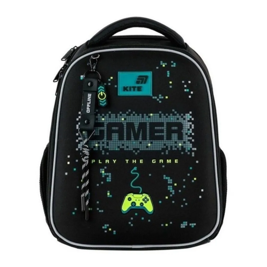 Ортопедический рюкзак Kite Education Play the Game K26-555S-9, черный