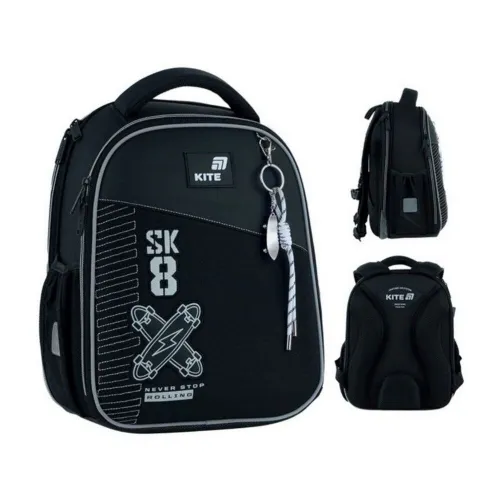 Ортопедический рюкзак Kite Education Skate K26-555S-7, черный - Фото№1