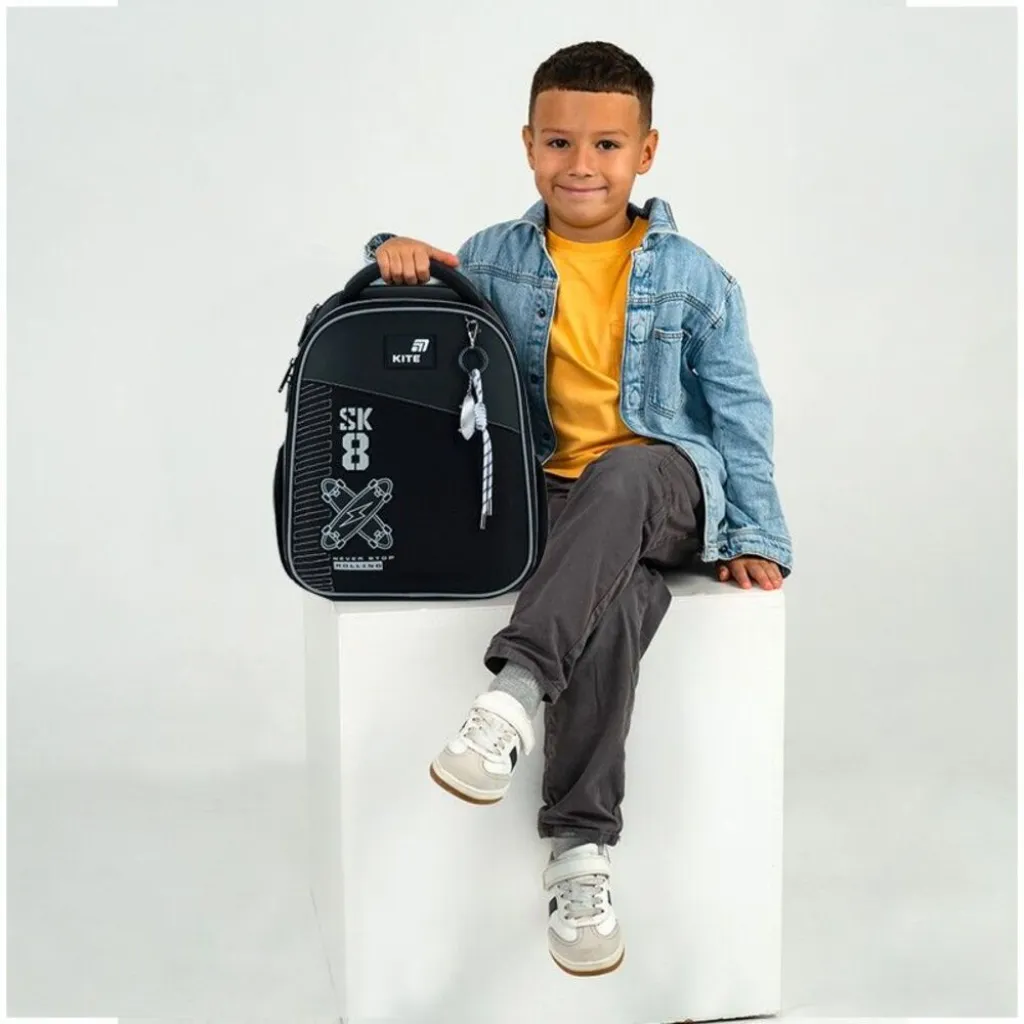 Ортопедический рюкзак Kite Education Skate K26-555S-7, черный